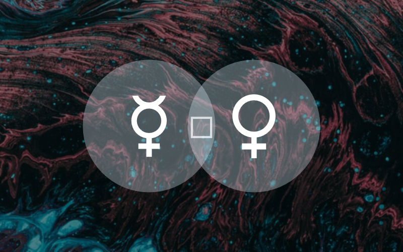 Mercury Square Venus Transit and Synastry Lacking Discipline