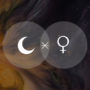 Mond Sextil Venus