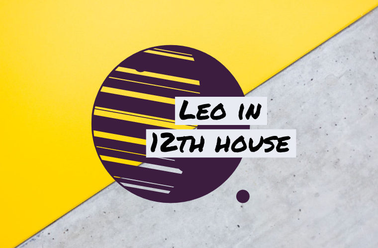 Leo in 12th house