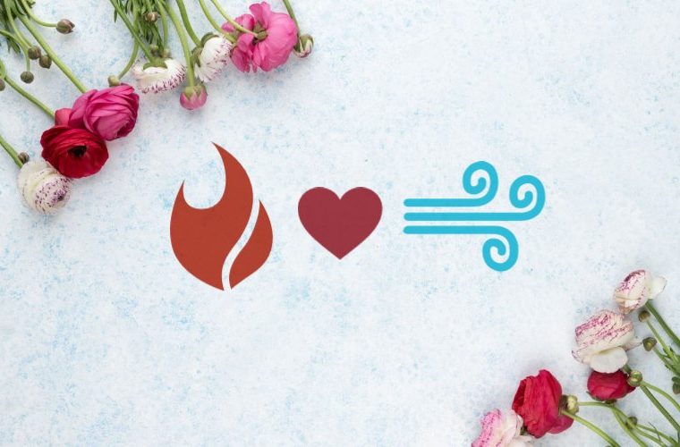 Love compatibility between fire and air signs