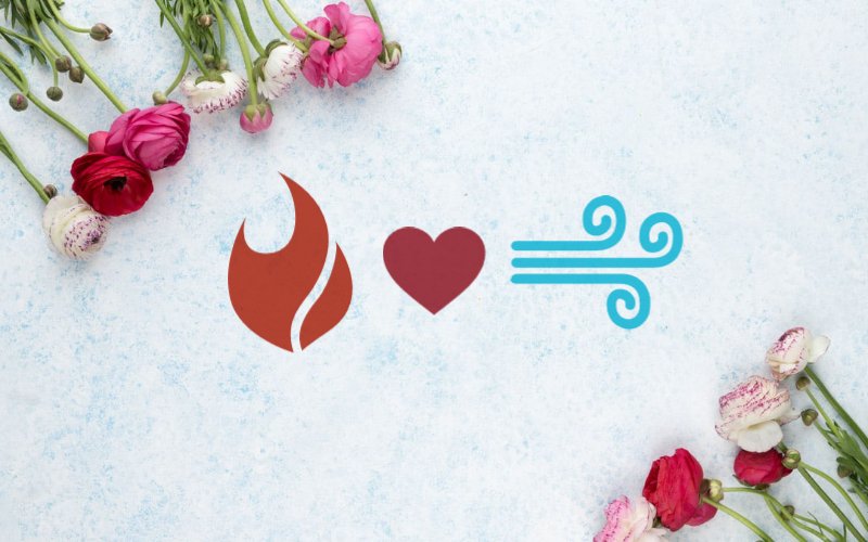 Love Compatibility Between Fire and Air Signs A FreeFlowing Combination