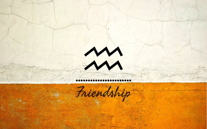 Aquarius in Friendships The Helpful and Loyal Friend